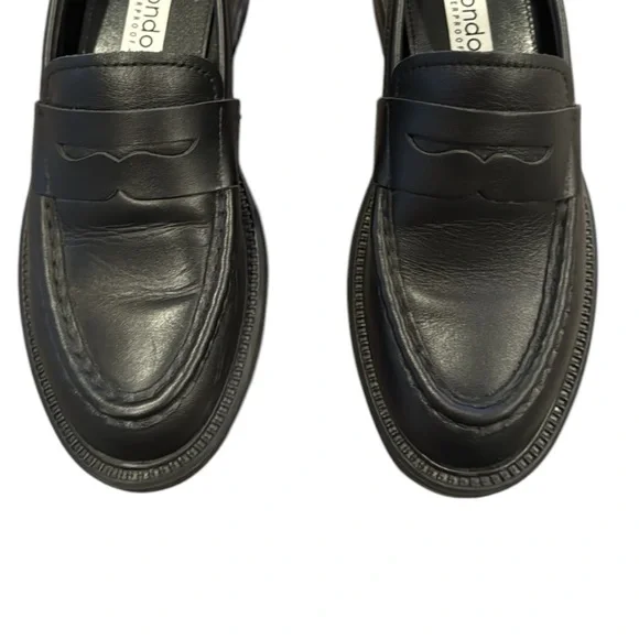 Blondo Black Leather Loafers - Picture 4 of 12